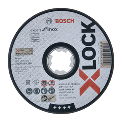 25 részes X-LOCK egyenes vágótárcsakészlet, Expert for Inox